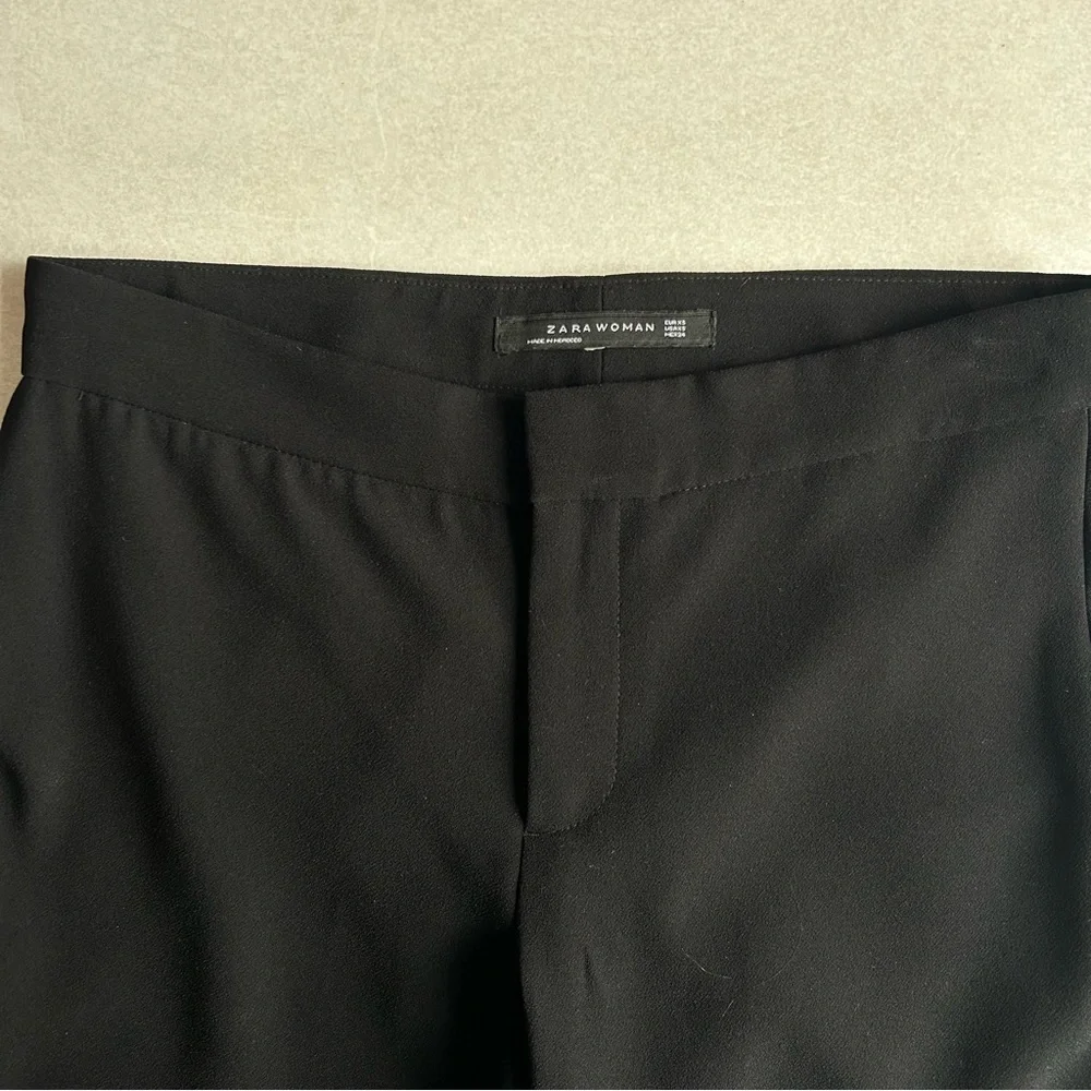 Black Zara Bell Bottom Pants / Size XS - Picture 3 of 5